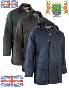 Horseman Lightly Padded Unisex Riding Wax Jacket Hunter Outdoor - Picture 1 of 8