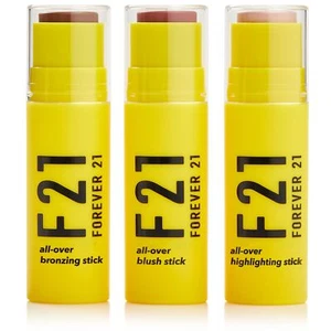 Forever 21 F21 Beauty All Over Sticks, Set of 3 Medium Shades - Picture 1 of 9