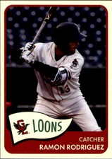 2018 Great Lakes Loons Choice 24 Ramon Rodriguez Ponce Puerto Rico Baseball Card