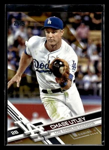 2017 Topps #134 Chase Utley /2017 Gold Los Angeles Dodgers Mint+ New - Picture 1 of 2