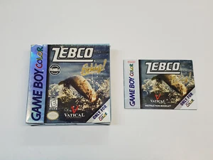 Zebco Fishing Authentic Nintendo Game Boy Color Box & Manual *wear - Picture 1 of 22