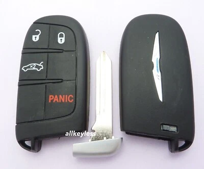New OEM 2015-2017 CHRYSLER 200 smart keyless entry remote fob 68155686 +NEW KEY - Image 1 of 4