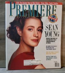 Premiere Movie Magazine May 1989 Sean Young Vintage Ads Easy Rider Love Hurts - Picture 1 of 4