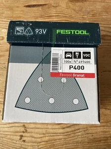 Festool Schleifblatt STF V93/6 P400 GR/100 Granat 497400 - Bild 1 von 3