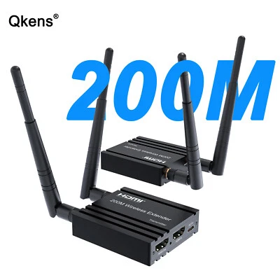 200m Wireless HDMI Extender Audio Video Transmitter and Receiver Display Adapter - Image 1 of 4