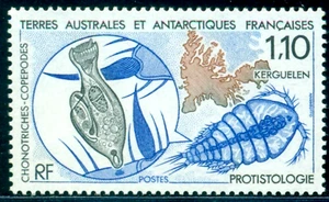 1990 Animales microscópicos, Kerguelen, cangrejo, Chonotricha, TAAF, M.259, Mnh - Imagen 1 de 1