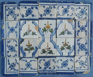 Fliesen, Portugal 18/19 Jh., Azulejos, Tile, Tegel, Carreaux Ancien, - Bild 1 von 1