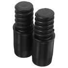 2 Pcs Broom Handle Threaded Tip Connector Extension Pole Replacement Accessories