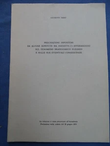VULCANOLOGIA-IMBO'-PRECISAZIONI FENOMENO BRADISISMICO FLEGREO E SUE CONSEGUENZE - Picture 1 of 1