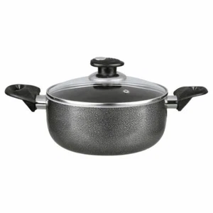 Brentwood 2-Quart Non-Stick Aluminum Dutch Oven with Cool-Touch Handles, Gray - Picture 1 of 3