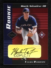 2001 Leaf Limited /500 Mark Teixeira #315 Rookie Auto RC