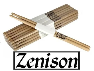 Zenison Classic 2B Maple Drumsticks Acorn Tip Heavy Wood Tips 24 Drumsticks - Bild 1 von 5