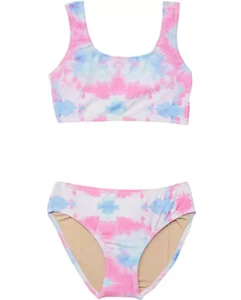 Shade Critters L60727 Girl's Cotton Candy Tie-Dye Bikini Set Size 14 - Picture 1 of 3