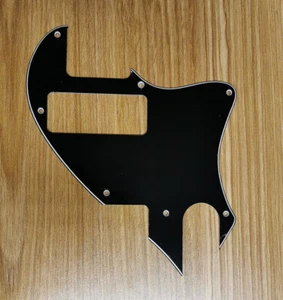 Golpeador de guitarra híbrido blanco P90 para pastilla Fender Tele F hole de EE. UU. 3 capas negro - Imagen 1 de 4