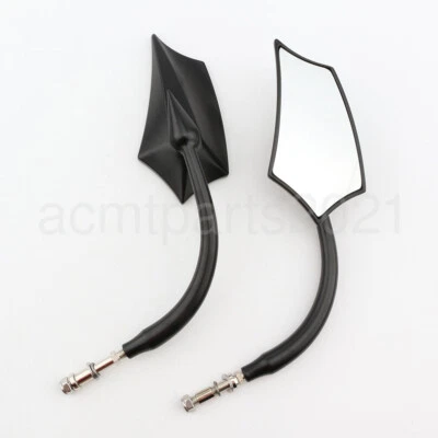 Espejos retrovisores de motocicleta aptos para Harley-Davidson Fatboy FLSTF / Fatboy Lo FLSTFB Foto 1 de 4