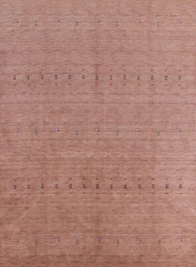 Tribal Wool Gabbeh Indian Area Rug Living Room Hand-knotted Carpet 8x10 - Picture 1 of 20