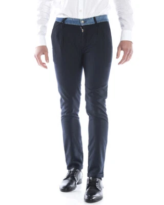 Pantaloni Daniele Alessandrini Jeans Trouser ITALY Uomo Blu PJ5387L8603800 23 Foto 1 de 4