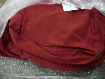 Pottery Barn Basic SQUARE Loveseat slipcover Sierra Red Twill - Image 1 of 2