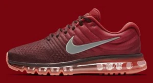 Nike Air Max 2017 849559-601 Night Maroon/White/Gym Red Mens Sz 9.5 - Picture 1 of 12