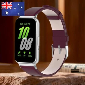 Leather Strap Adjustable Replacment Watch Bands for Samsung Galaxy Fit 3 SM-R390 - Zdjęcie 1 z 21