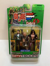 GI Joe Cobra 2003 Spy Troops AGENT FACES + ZARTAN 2-pack MOC Dreadnok w/Comic #6