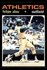 1971 Topps Baseball #495 Felipe Alou EX/MT