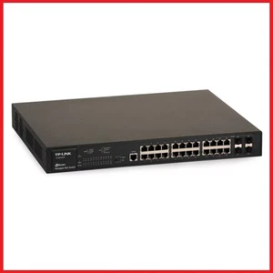 Switch PoE TP-Link TL-SG3424P JetStream - switch SFP L2 gestito 24 porte Gigabit - Foto 1 di 24