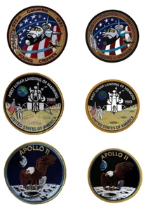 NASA...Moon Landing & Columbia STS-1 Space Shuttle.... Patches + Stickers - Picture 1 of 1