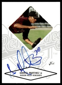 2004 Justifiable Gabriel Martinez Auto Hudson Valley Renegades #50 COA Card - Picture 1 of 2