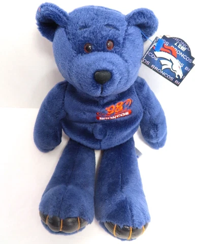 Denver Broncos John Elway Bear, 1998 Limited Treasures Premium Pro Bears, MINT!! Cover