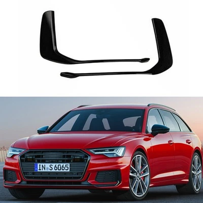 For Audi A6 2019-22 S6 C8 2020-22 Front Bumper Fog Light Cover Molding Trim - Image 1 of 4