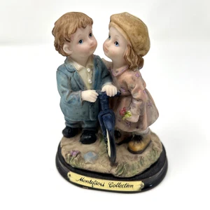 MONTEFIORI COLLECTION ITALY DESIGN RARE Boy And Girl with Bike Figurine VTG - Picture 1 of 10