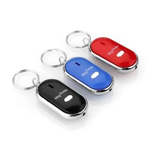3X Schlüsselfinder + LED Taschenlampe Schlüssel Key Finder Anhänger Pfeifen Kit - Bild 1 von 11