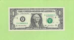 2003A ..UNCIRC $1  E 4196 6691 E  .... 2003A $1  E-E      NICE NOTE          FRN - Picture 1 of 2