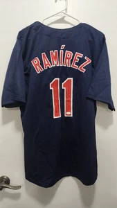 JOSE RAMIREZ Signed Custom Cleveland Guardians Blue #11 Jersey JSA - Picture 1 of 5