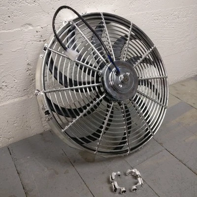 1976 Buick Skylark 16 дюймов хромированный вентилятор радиатора хром охлаждение 3000 куб. футов/мин - Изображение 1 из 4