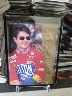 Jeff Gordon 1996 Finish Line Racing Gold Signature Series xxxx/1996 Insert #GS1 - Image 1 of 2