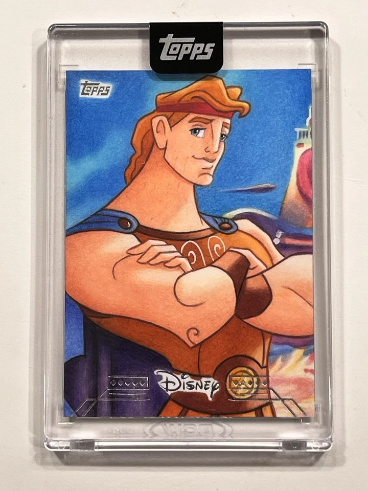 HERCULES 2025 Topps Disney Mint Sketch Card # 1/1 Artist Jamison Murdock RARE - Image 1 of 2