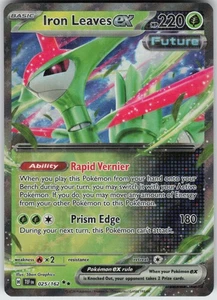 Holo Foil Iron Leaves ex 025/162 Double Rare SV05: Temporal Forces Near Mint - Picture 1 of 1