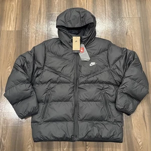 Nike STORM-FIT Windrunner Puffer Hooded Jacket Black FB8185-010 Men’s Size XL - Picture 1 of 11