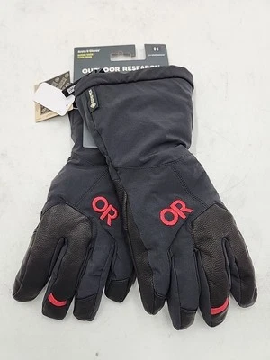 NEW Outdoor Research Women's Arete 11 Gore-Tex Gloves Black. Medium - Image 1 of 4