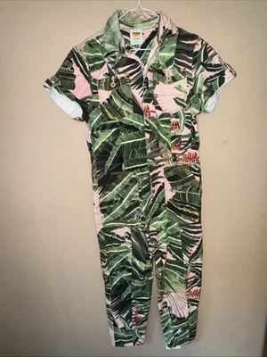 Mono utilitario Farm Rio Amazonia Forest talla M rosa verde palma Foto 1 de 4