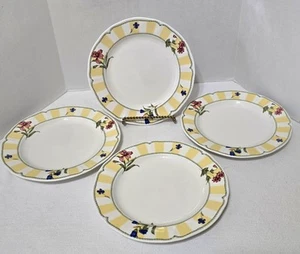 Notitake Summer Estate (9212) Set Of 4 Dinner Plates Floral 10 5/8" EUC - Picture 1 of 9