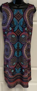 Anthropologie Aryeh ärmelloses Etuikleid Large Polyester/Elasthan mehrfarbig - Bild 1 von 10