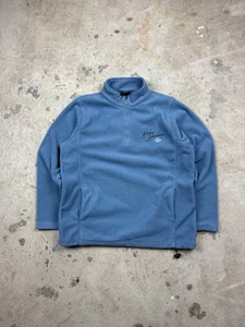 Harley Davidson Damen Fleece 3/4 Viertel Reißverschluss türkis Größe Large  - Bild 1 von 10