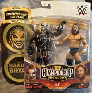 WWE Championship Showdown The Fiend Bray Wyatt vs Daniel Bryan Autographed - Picture 1 of 7