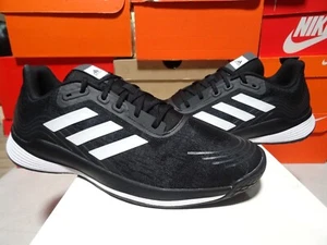 NEW Adidas Novaflight Black Indoor Sports Interieu Style FX1738 - Size 12 MENS - Picture 1 of 6
