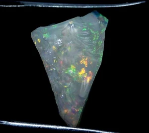 7.20 Carat 100 % Natural Ethiopian Opal Welo Rough AAA FIRE Gemstone Certified - Picture 1 of 4