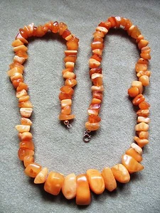 Art Deco Bernstein Collier; Butterscotch im Verlauf - Bild 1 von 1