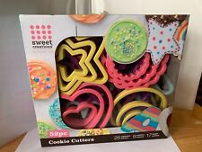 Sweet Creations by Good Cook 52 Pc COOKIE CUTTERS Letters, Numbers & Shapes NEW